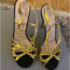 Gucci sparkle sandal